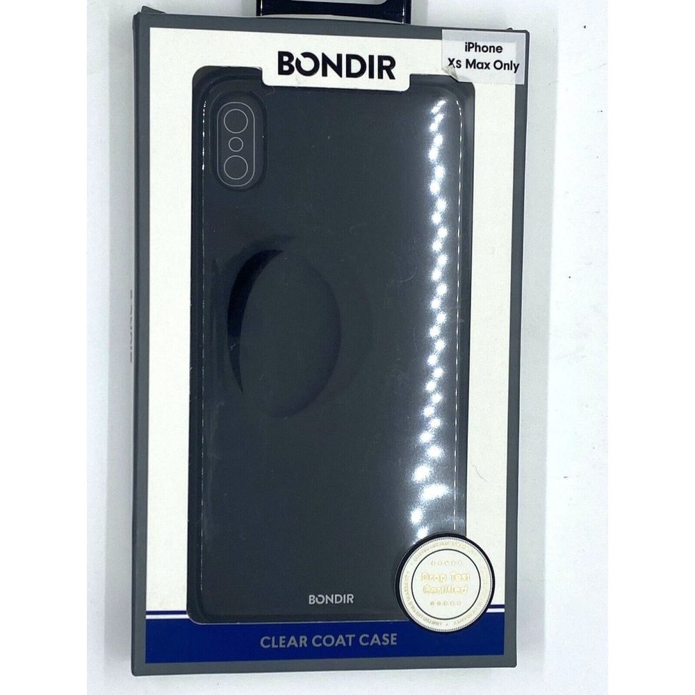 BONDIR Case Cover iPhone XS MAX Piano Case Jet Black Smooth Glossy NEW IN BOX